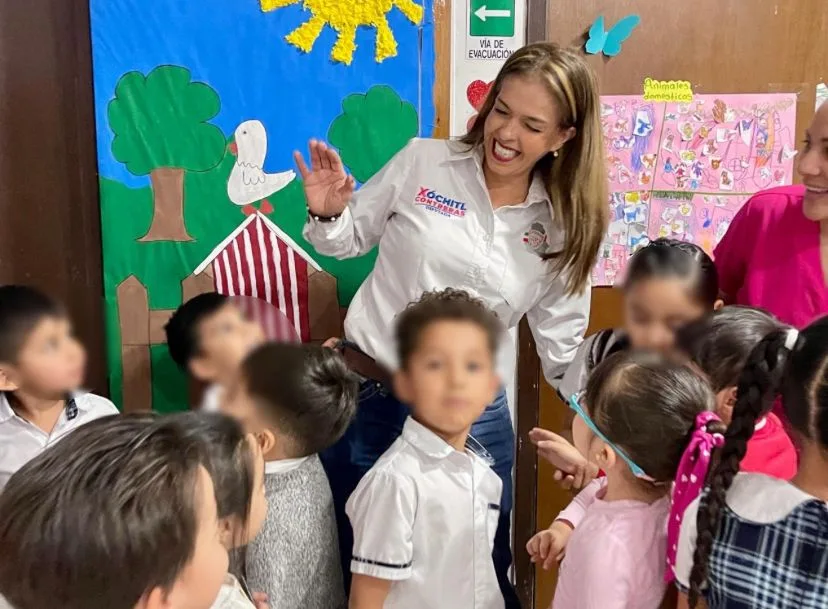 Diputada Xóchitl Contreras visita estancias infantiles en Ciudad Juárez y entrega apoyos alimentarios