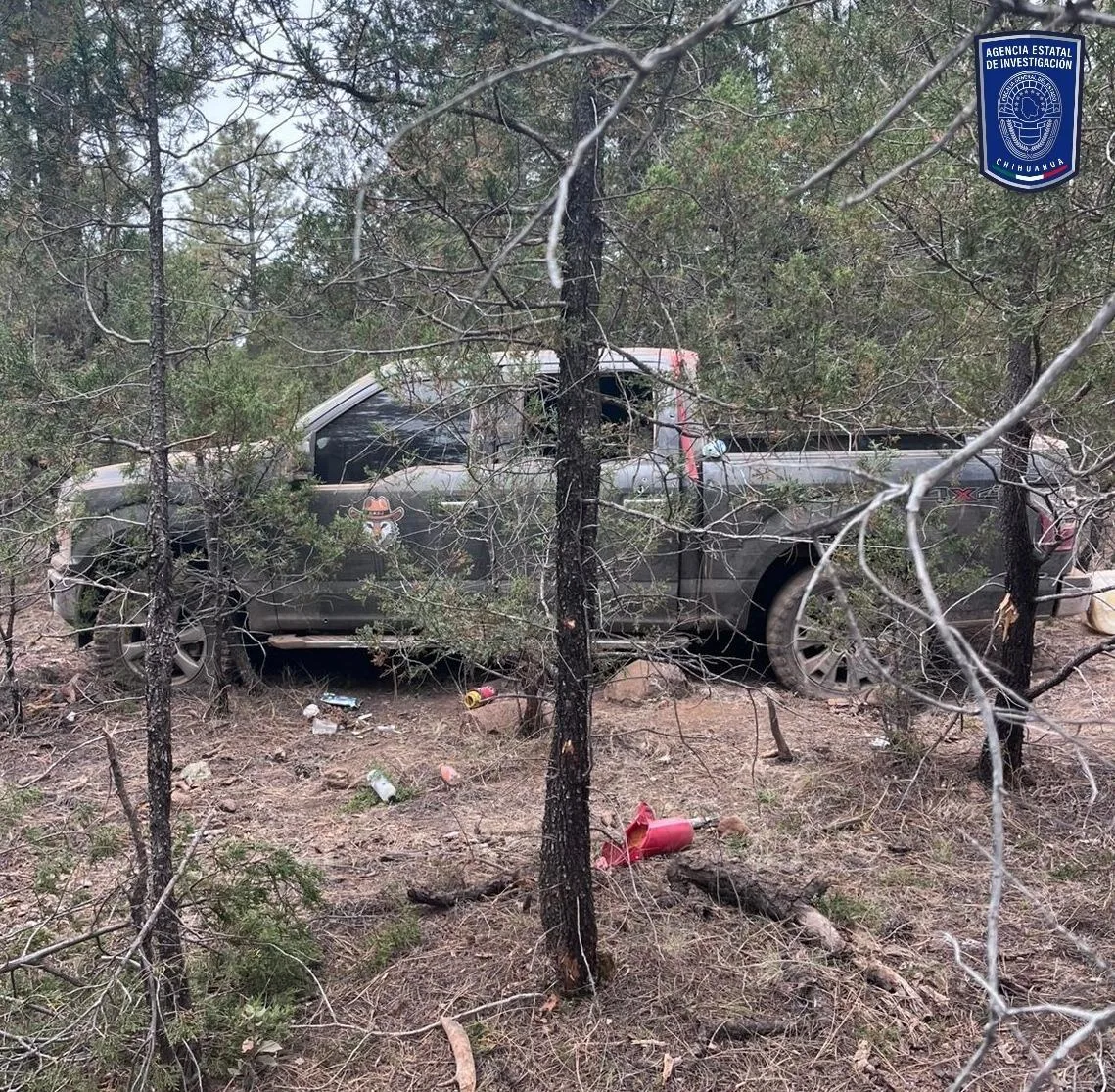 Aseguran tres vehículos robados en Estados Unidos, un fusil Barrett y explosivos en Madera