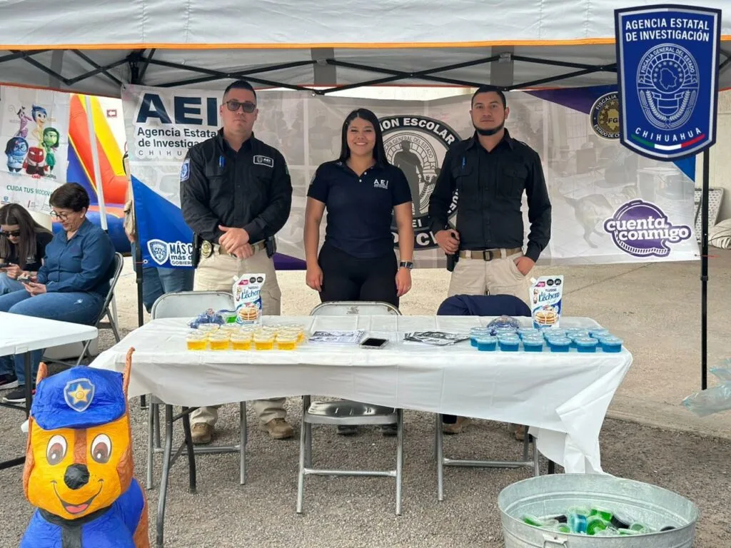 GOECHI participa en feria de salud en Nuevo Casas Grandes con módulo de prevención del delito - imagen 5