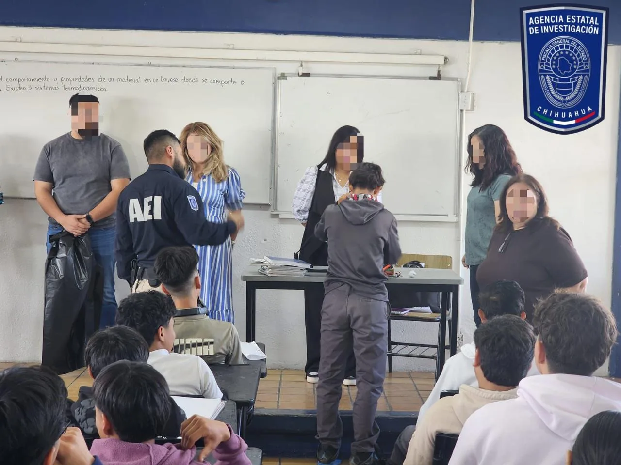 AEI despliega operativos en escuelas de Nuevo Casas Grandes