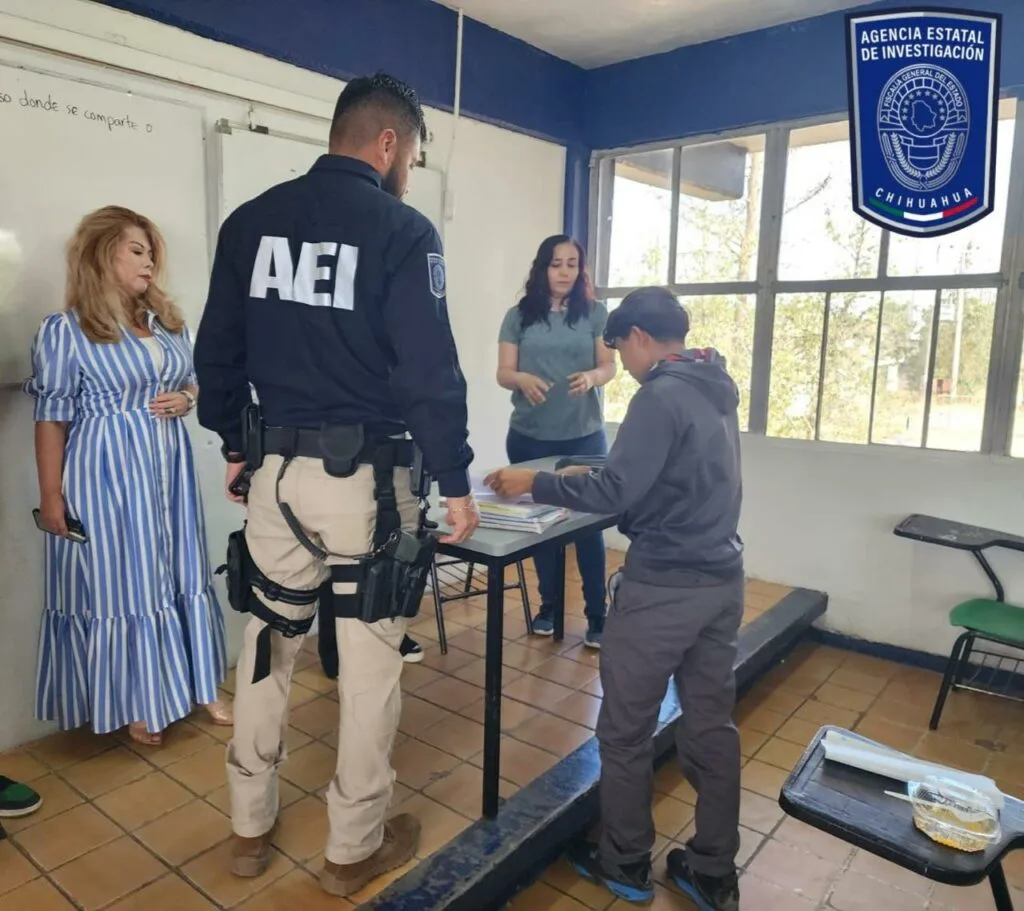 Operativos en escuelas de Nuevo Casas Grandes por amenaza de tiroteo - imagen 2