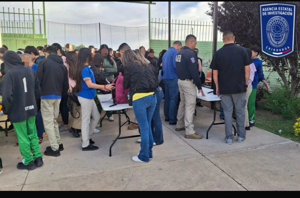 Operativos en escuelas de Nuevo Casas Grandes por amenaza de tiroteo - imagen 1