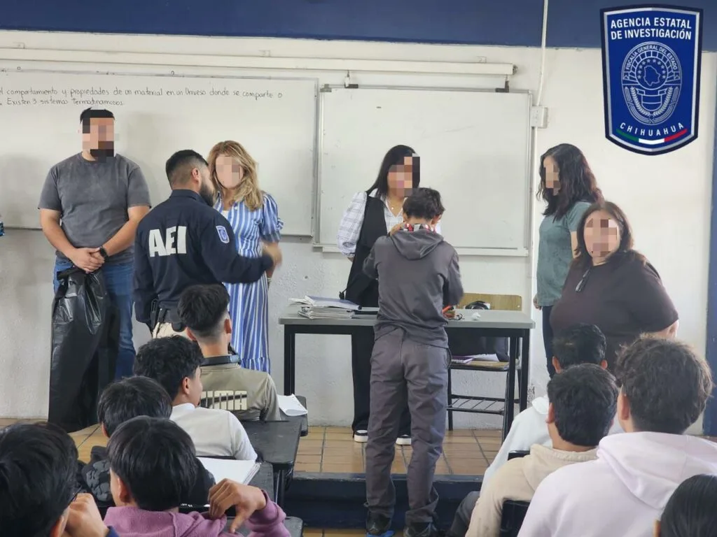 Operativos en escuelas de Nuevo Casas Grandes por amenaza de tiroteo - imagen 4