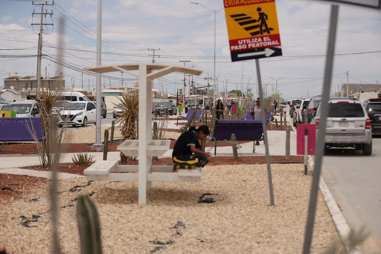Alcalde de Juárez recorre Conalep 323 e informa sobre obras de casi 10 millones de pesos en infraestructura urbana y educativa - imagen 5