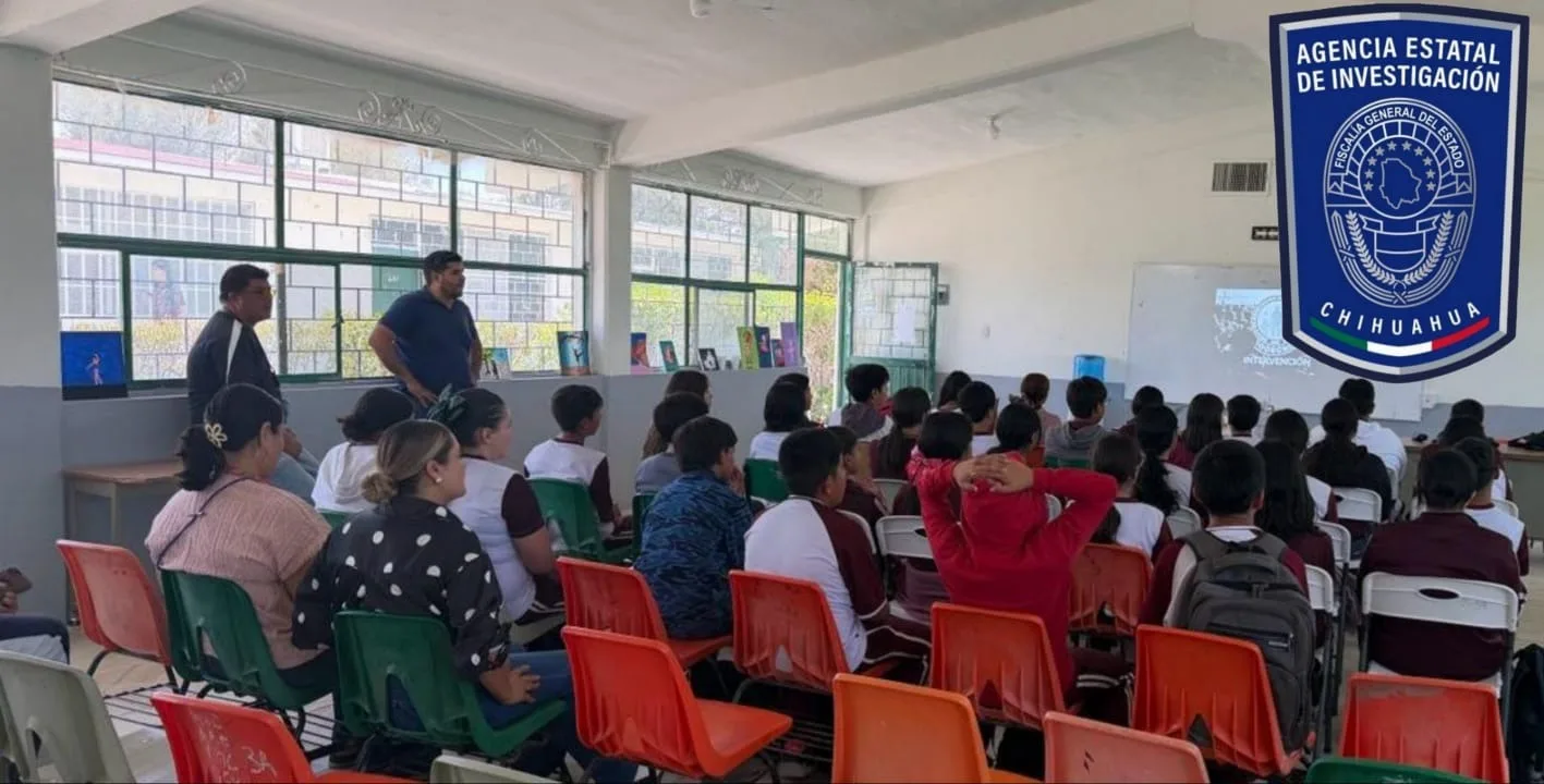 GOECHI lleva jornada de prevención del delito a secundaria de Villa López, Chihuahua - imagen 2