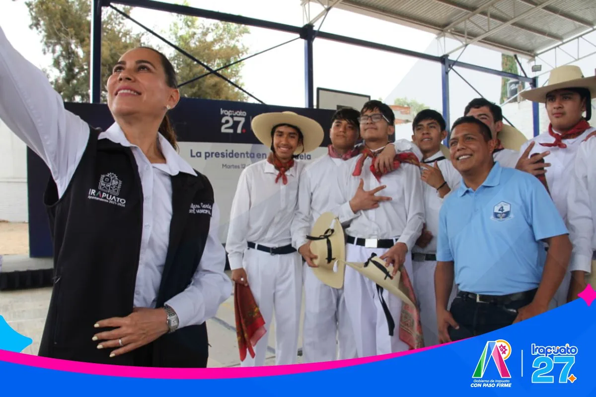 Alcaldesa de Irapuato visita secundaria en el programa 'Presidenta en tu Escuela' y anuncia exposición del Museo del Prado - imagen 5