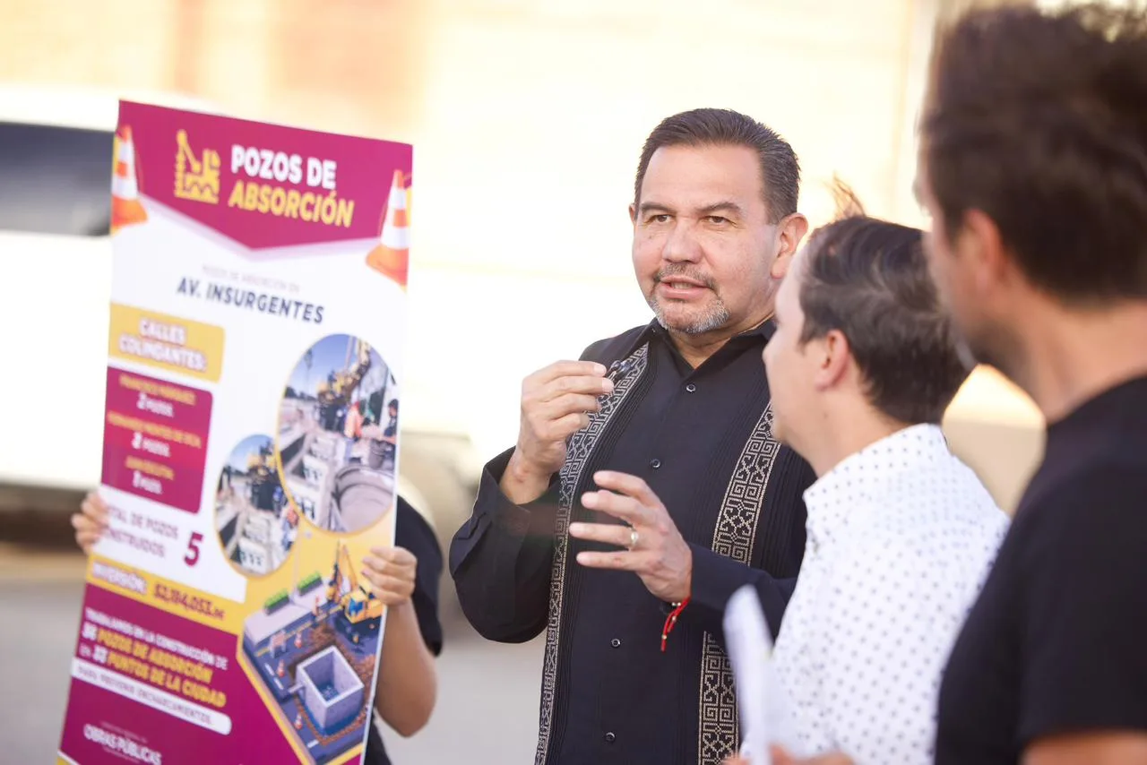 Inauguran cinco pozos de absorción en avenida Insurgentes para frenar inundaciones históricas en Juárez - imagen 8