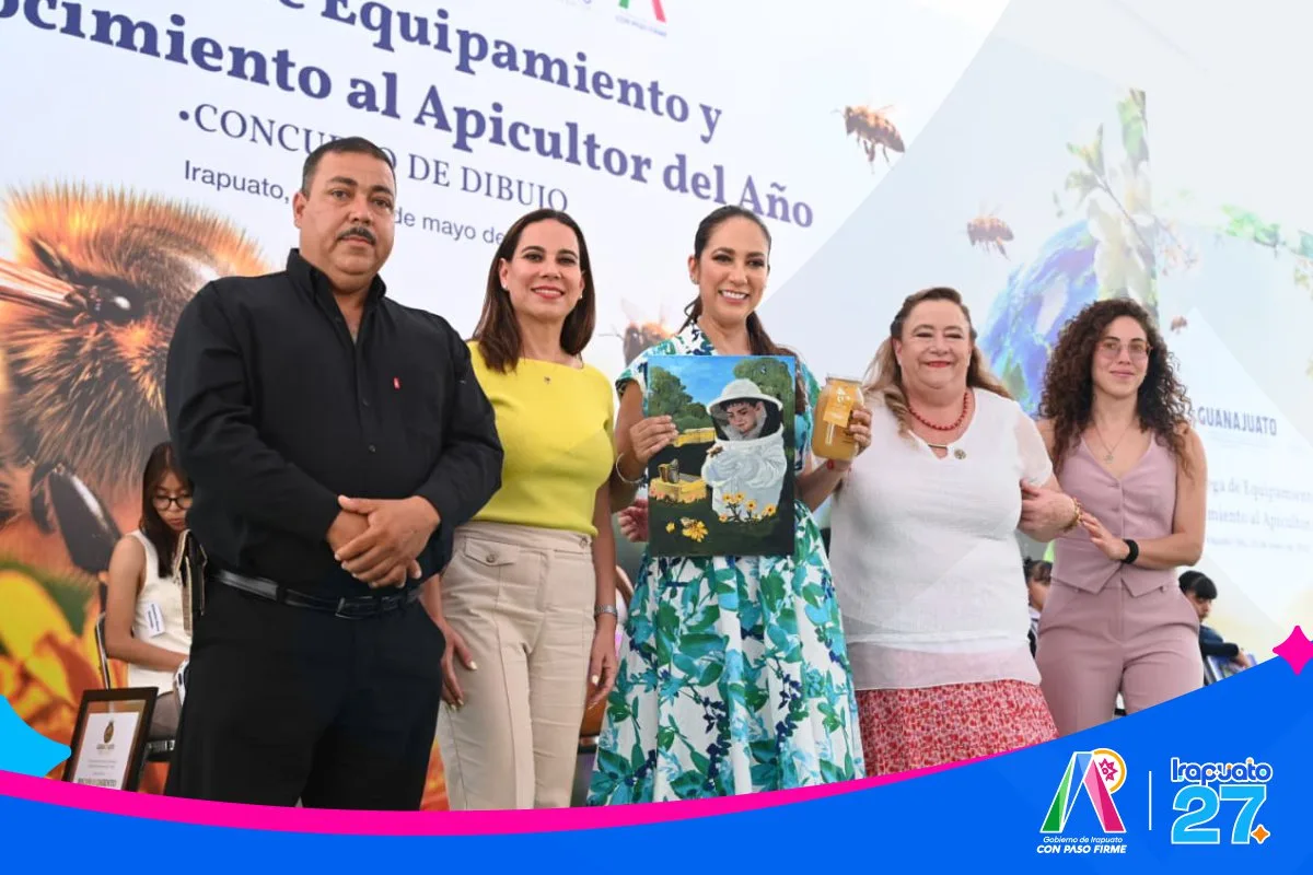 Irapuato conmemora el Día Mundial de las Abejas con premiaciones, equipamiento apícola y jardines polinizadores - imagen 4