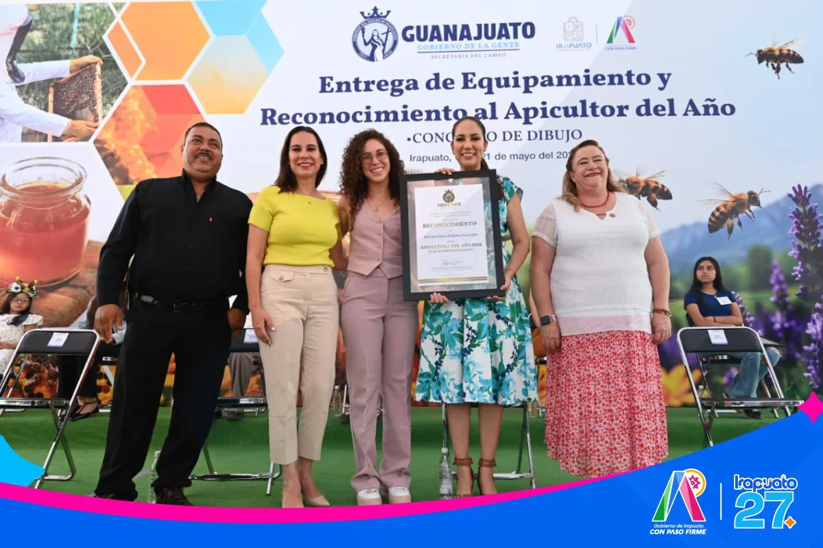 Irapuato conmemora el Día Mundial de las Abejas con premiaciones, equipamiento apícola y jardines polinizadores - imagen 8