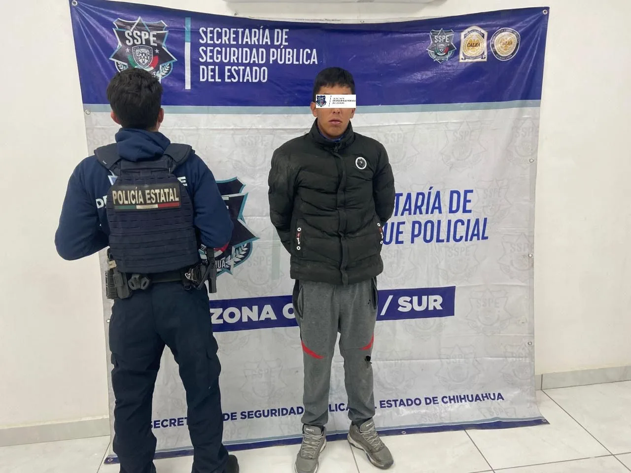 Persecución en Parral termina con dos detenidos y 129 gramos de marihuana asegurados