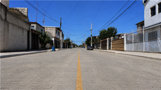 Vecinos de la colonia Porvenir estrenan calles pavimentadas financiadas con Presupuesto Participativo