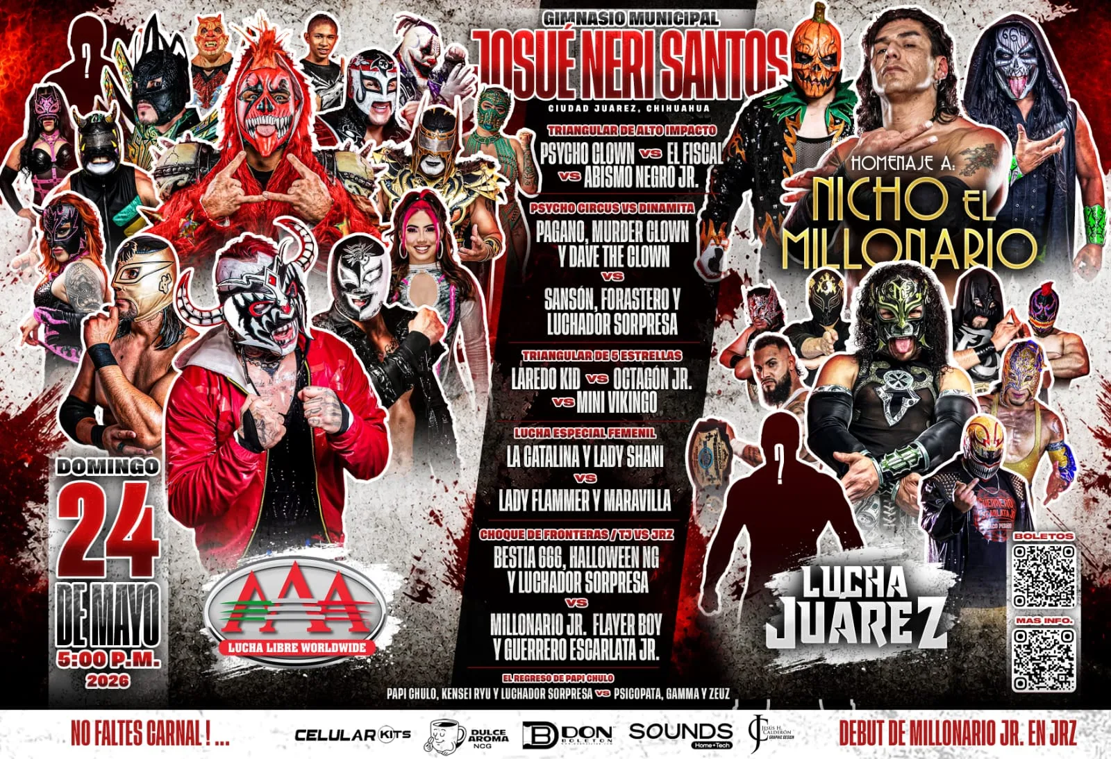 AAA permite ingresar alimentos a función de lucha libre en Ciudad Juárez el 24 de mayo