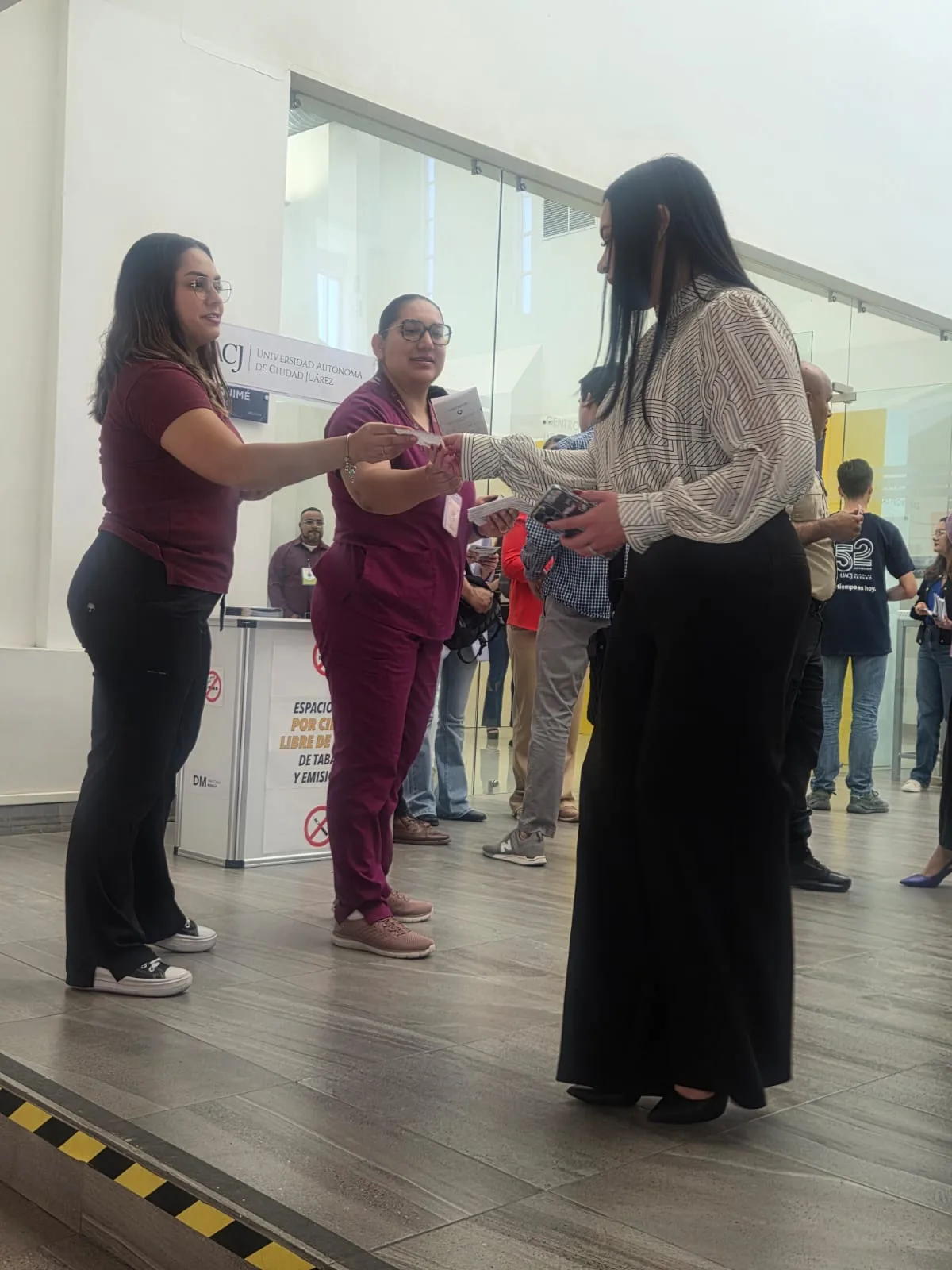 Módulo informativo sobre adicciones y tabaco se instala en el Centro Cultural de las Fronteras en Ciudad Juárez