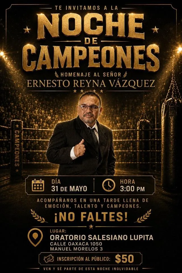 Liga Municipal de Box en Ciudad Juárez organiza eventos de homenaje y competencia en mayo 2026