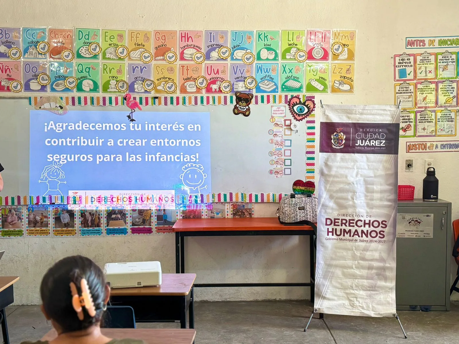 Derechos Humanos organiza charla sobre acoso escolar en escuela de la colonia México 68