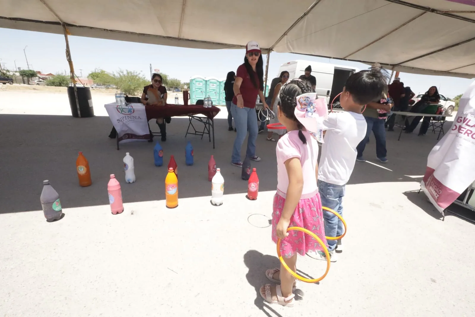 Niñas y niños participan en actividades recreativas durante Cruzada por la Paz en Ciudad Juárez - imagen 8