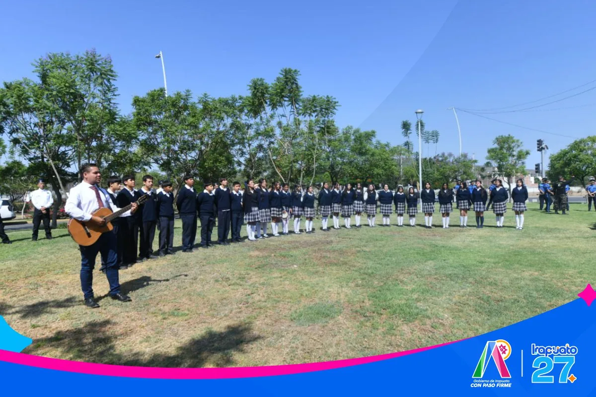 Irapuato conmemora el inicio de junio con izamiento de bandera monumental y fortalecimiento cívico - imagen 2