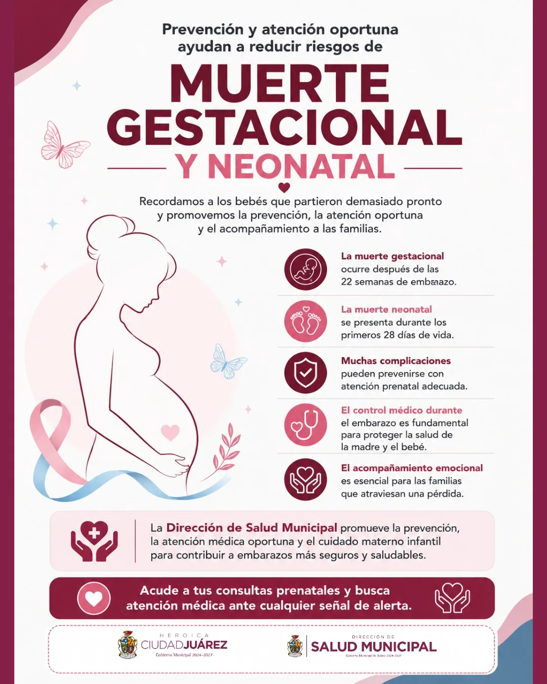 Prevención y atención médica buscan reducir muertes gestacionales y neonatales en la ciudad