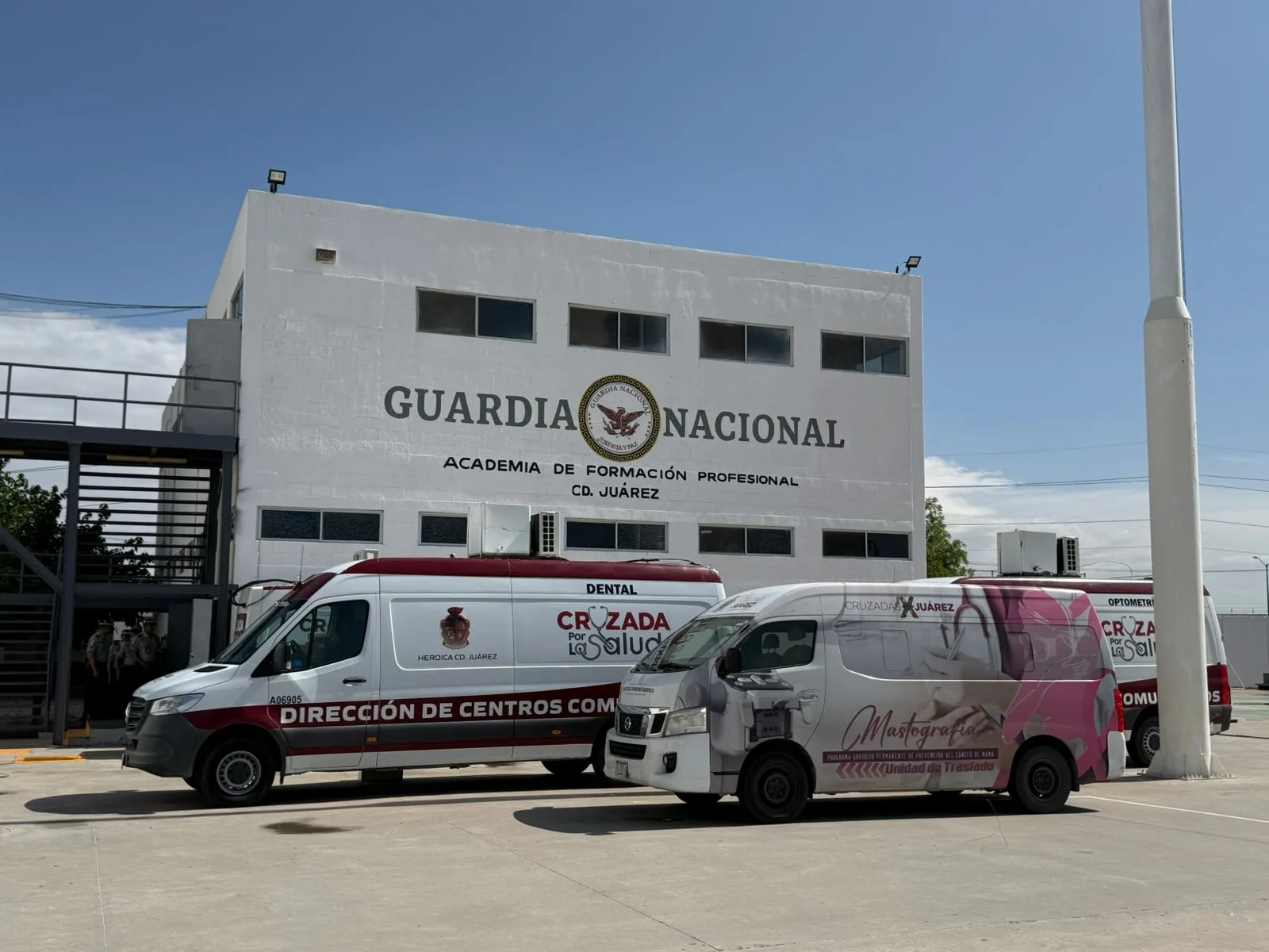 Brigada Médico a tu Puerta atiende a 176 personas en la Guardia Nacional de Ciudad Juárez