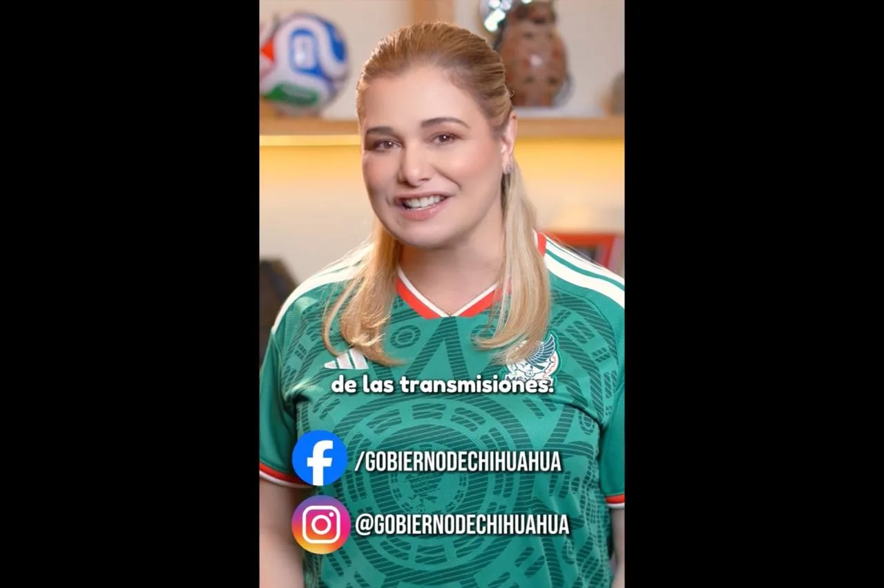 Maru Campos anuncia Fiesta Mundialista 2026 en Chihuahua con pantallas gigantes en cinco ciudades